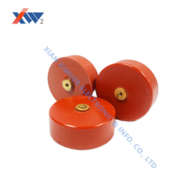 12KV-250pF Screw Terminal Ceramic Doorknob Capacitor For Low Temperature Drift Instrument Transformer