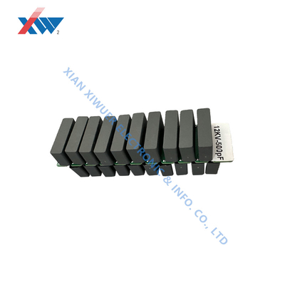 Plastic Film Capacitor 12kV 500pF Covered With Metallic Electrodes With High Insulation Impedance