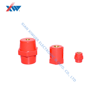 Large-scale power generation facility Busbar Insulators SM40-M8 with Mechanical Support and Enhanced Brass or Steel Insert