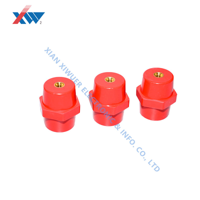 Large-scale power generation facility Busbar Insulators SM40-M8 with Mechanical Support and Enhanced Brass or Steel Insert