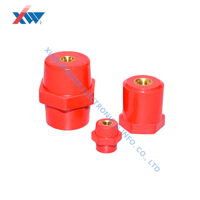Large-scale power generation facility Busbar Insulators SM40-M8 with Mechanical Support and Enhanced Brass or Steel Insert