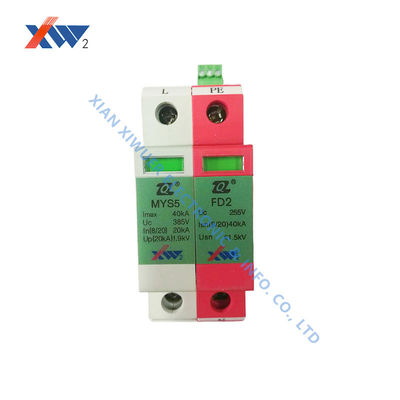 Bom preço XIWUER MYS5 Dispositivo de protecção contra sobretensões 40kA 385V 20KA AC 1P+NPE para alimentação de 380V on-line