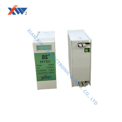Bom preço SPD MYS5 40kA 75V Dispositivo de protecção contra sobretensões IP20 Para protecção da energia de comunicação Sistema de corrente contínua 48V on-line