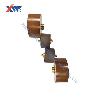 Características personalizáveis do condensador da maçaneta 10kV-250kV Re-frequência para ambientes de -40C a 85C