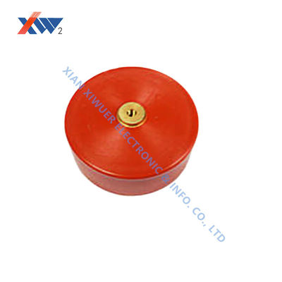 Capacitor de maçaneta de porta cerâmica de alta tensão 8KVDC 2200pF Capacitor de parafuso terminal de potência